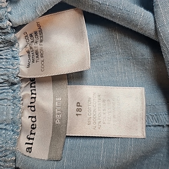 ALFRED DUNNER Pull On Pants/Cropped Pant.  Sz 18P - Picture 9 of 9